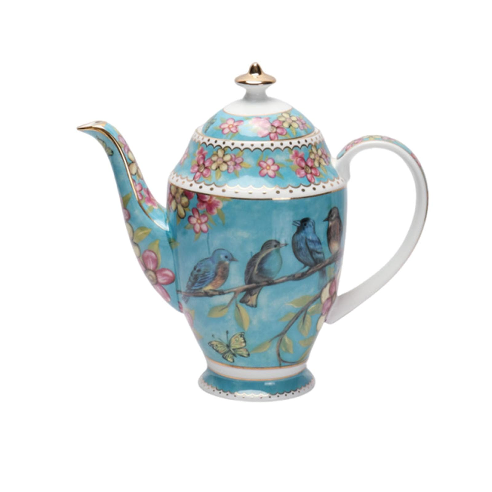 Xyueru One Color Ceramic Teapot, Bone China Tea Service, Vintage Tea Set Tea Pot