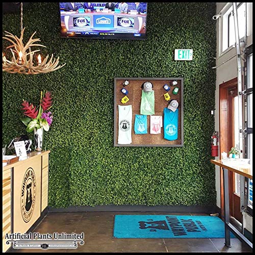 Artificial Boxwood Hedge Greenery Panels, 20\"x20\"/pc - 60pc
