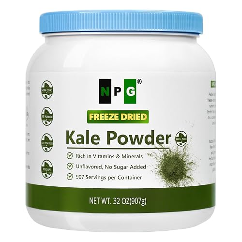 NPG Freeze Dried Kale Powder 32 Oz (2 LB), Kale