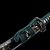 fengze katanaHandmade Samurai Sword 1060/1095/ Folded Steel T10 high Carbon Steel Damascus Steel, Forged Samurai Sword, Full Tang Dynasty, Clay Tempered