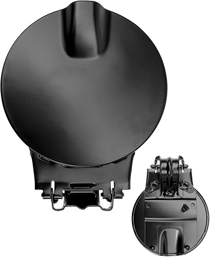 ULZOZN Cubierta de tapa de tanque de gasolina para Chevy Colorado GMC Canyon 2004-2012 Reemplazar 10385417, cubierta negra para puerta de llenado de