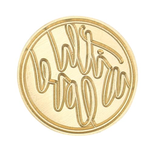 Miniatura 3 de Yoption con sello de cera de amor, sello de cera de bendición vintage, cabeza de latón y empuñadura de madera para boda, fiesta de Navidad,