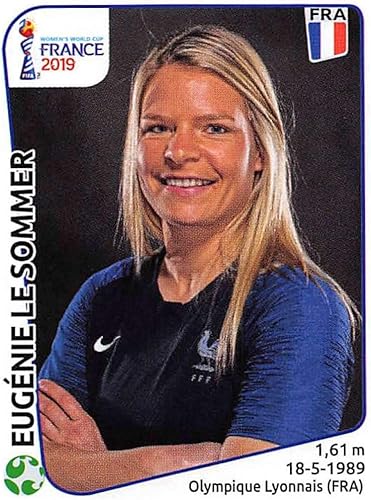 Miniatura 1 de 2019 Panini FIFA Women's World Cup France Album Stickers (Individual Sticker Only) Soccer #37 Eugenie Le Sommer France 2 Inch by 2 12 Inch