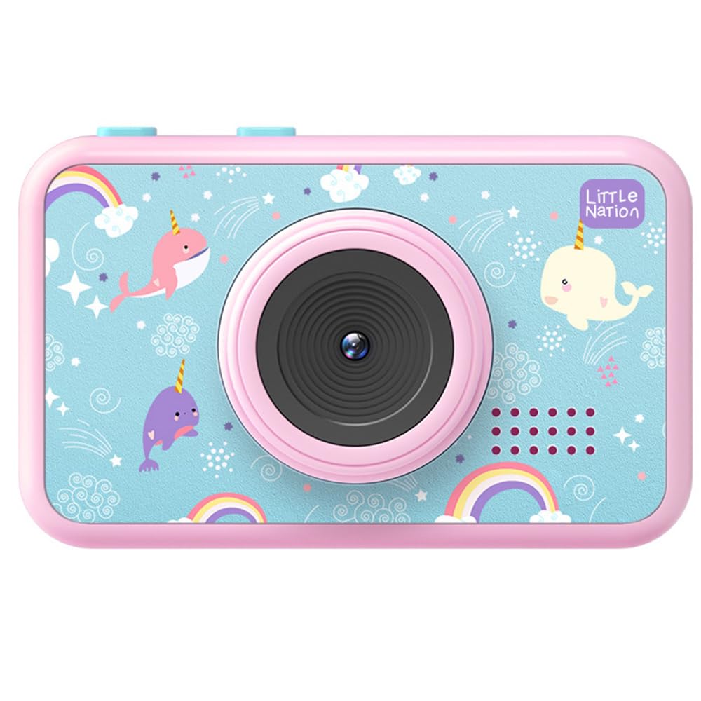 Little Nation Kids Digital Camera – Light Pink, Easy-to-Use Camera for Kids, for Boys & Girls