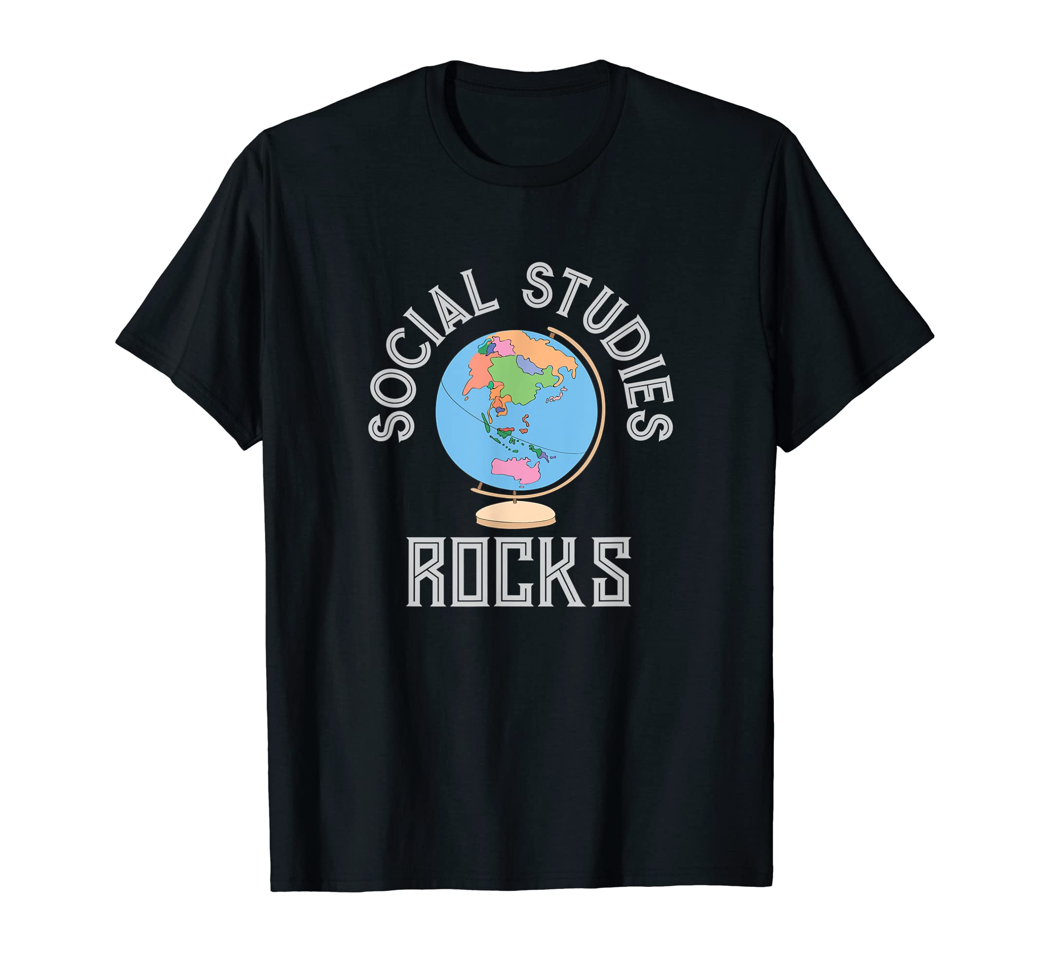 Gem Virtual DesignsSocial Studies Rocks Earth Globe Tee Shirt T-Shirt