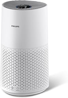 Philips Serie 1000 Purificador de Aire, Elimina Gérmenes, Polvo y Alérgenos en Habitaciones de hasta 78 m², CADR 300 m³/h, Modo de Reposo (AC1711/10)