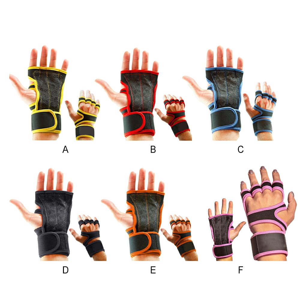 2 pezzi/set guanti per sollevamento pesi leggeri e confortevoli per guanti da palestra fitness in pelle multifunzionali traspiranti