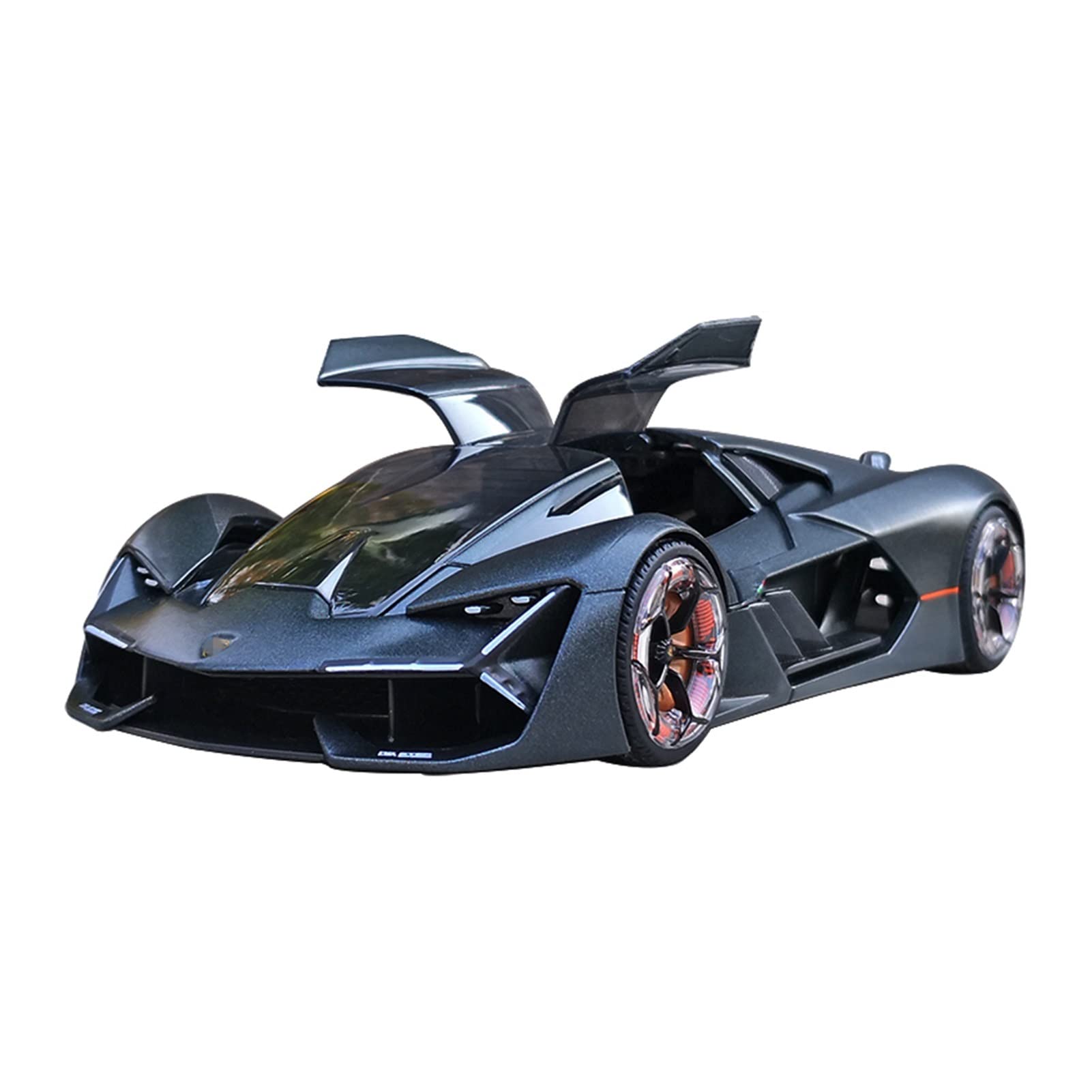 USCAA1:24 For Terzo Millennio Alloy Sports Car Diecast Metal Toy Concept Car Vehicles Model Collection Childrens Toy Gift (Color : Grey)