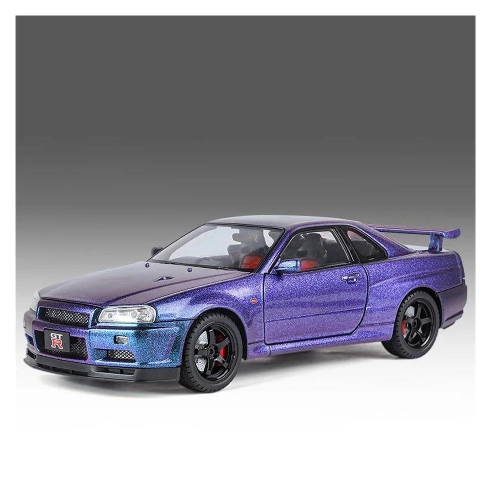 MOCALUX Scale Die-Cast Model Car For Skyline For GTR R34 Diecast Model Car