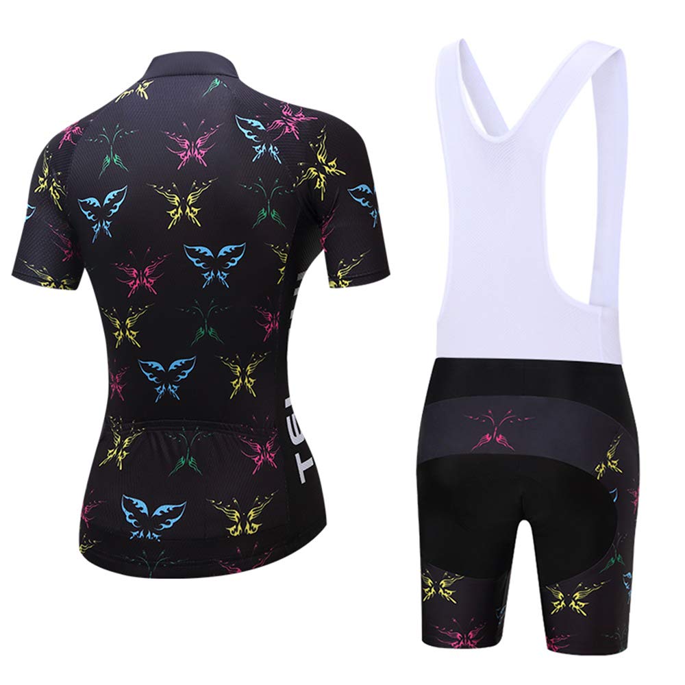 Women's Cycling Jersey Set Summer Short Sleeve Road Bike Suits Quick Dry