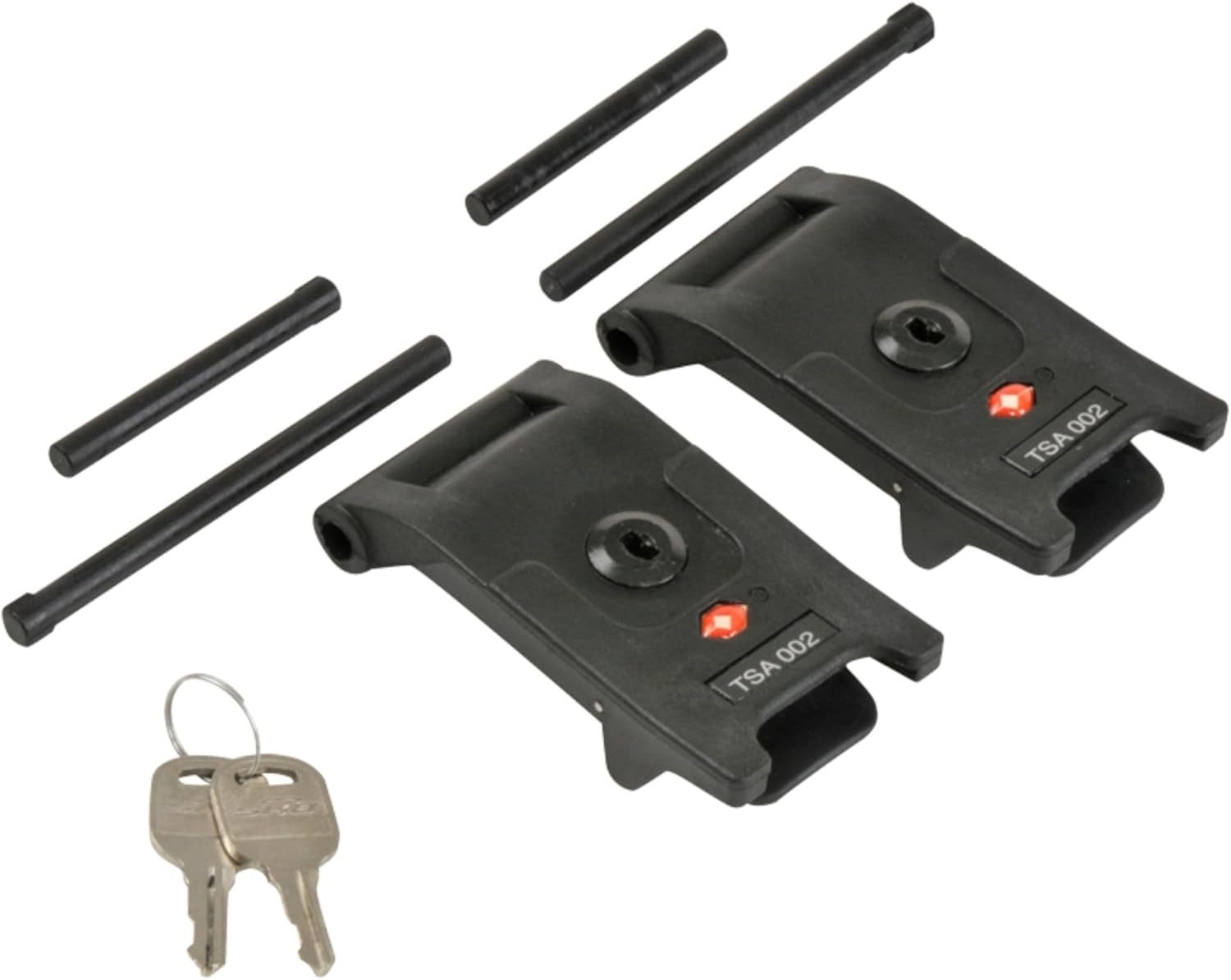 SKB TSA 2 Locking Latch Kit for iSeries Cases, Travel Approved Lock Set with Keys and Replacement Pins, Easy Install Upgrade for Luggage Security