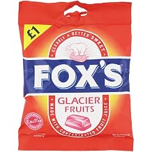Fox's Glacier Fruits with Conxentrated Fruit Juice - Pack of 12 x 130G