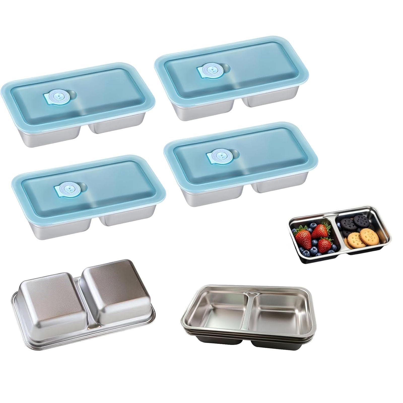 Generic (4PCS) Grab and Go Snack Containers – 50% Off (Now $4.99)