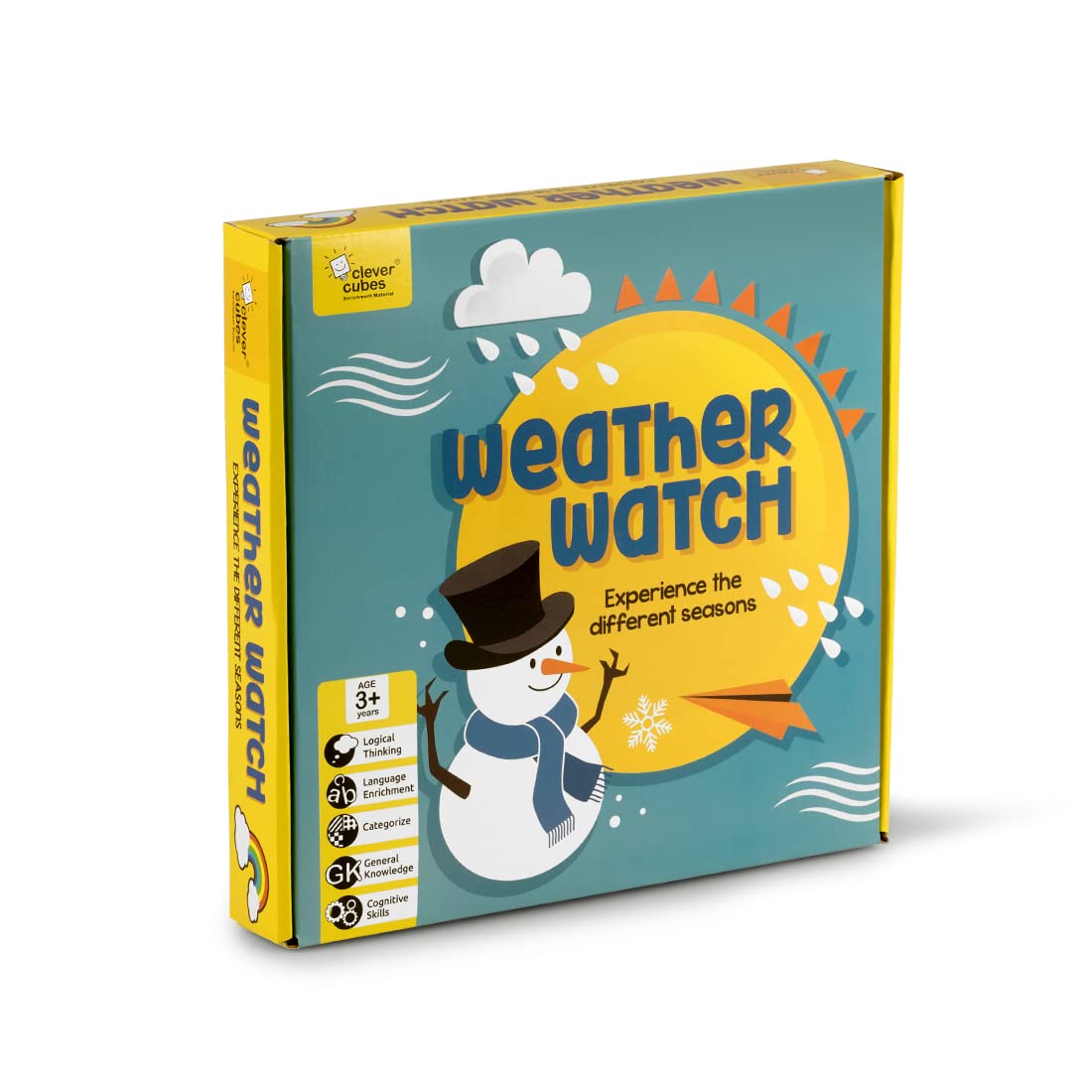 Clever Cubes Cardboard Weather Watch, Kid, Multicolor (B07M8QBFLB) Amazon Price History, Amazon Price Tracker