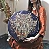 Shaman Drum 10 Inch Handmade Shamanic Drum Hand Drum With Drum Stick Tree of Life Sound Healing Tool For Spiritual Music, Reflection Meditation(Crow) #4