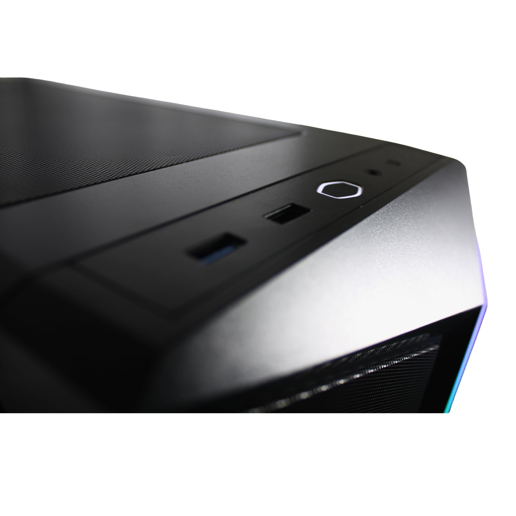 XUM CMP 510 Gaming PC AMD Ryzen 5 5500, RTX 5060 8GB, 32GB DDR4 RAM, 512GB NVMe SSD, 1TB HDD, 650W PSU 80+ Bronze, aRGB, WiFi 5, Windows 11 Home, Creator Gaming, Black Case — view 5