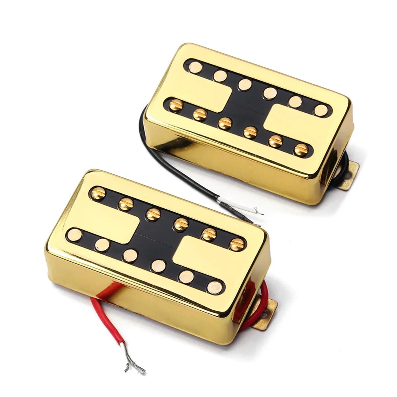 Pastillas de guitarra eléctrica Humbucker, cera de doble bobina dorada en maceta for Gmc41
