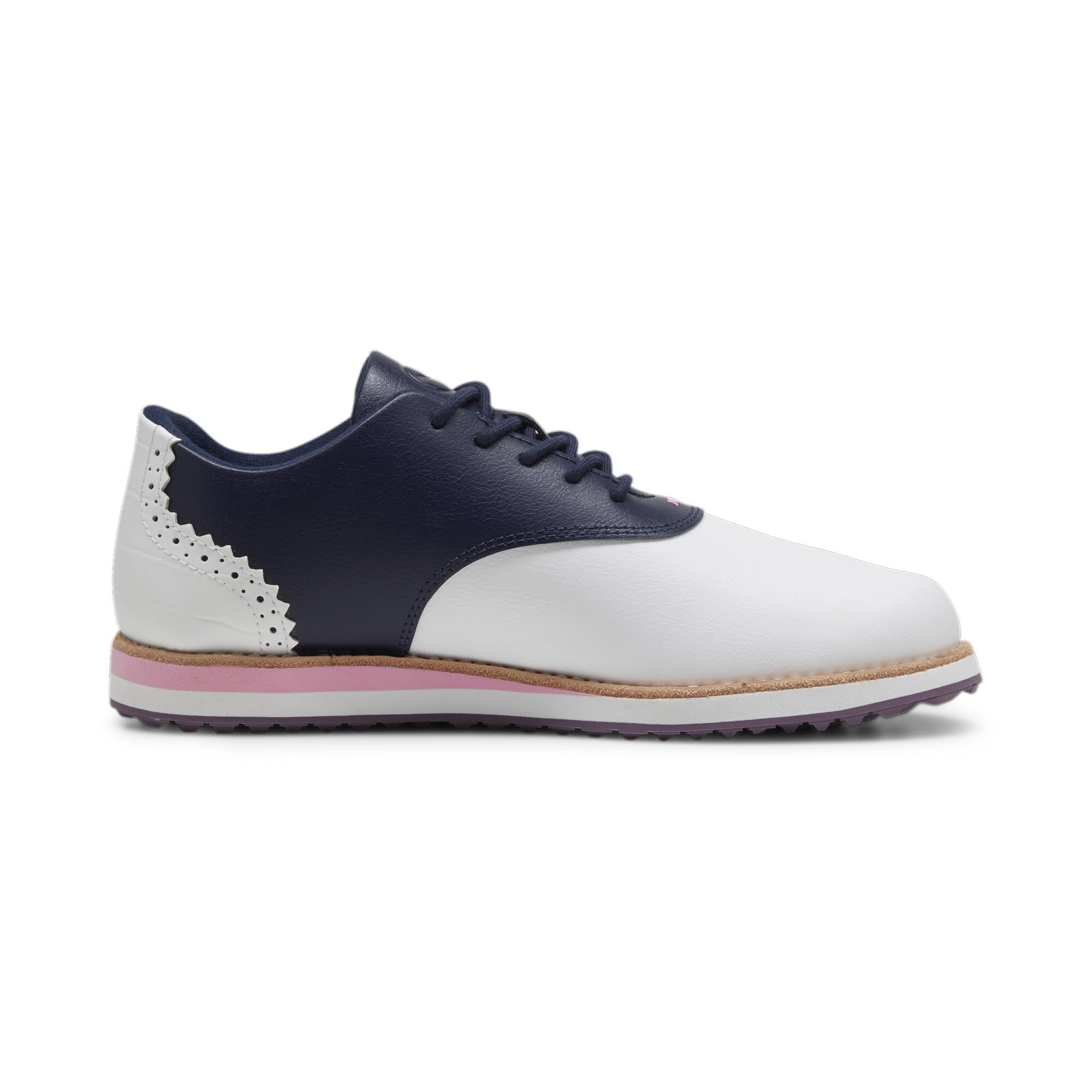 PUMA Femme Avant WMNS Golf Shoe, White-Deep Navy, 40 EU