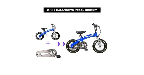 2 in 1 balance and pedal bike