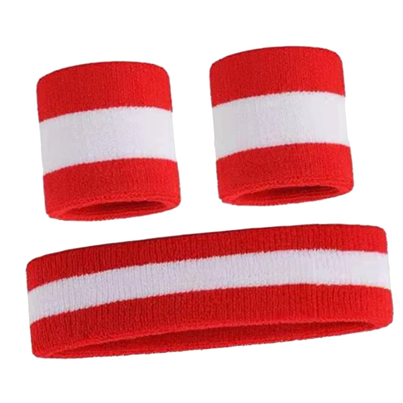 TOYANDONA Conjunto Banda el Sudor y Muñequera Banda Resistente Sudor Yoga Running Baloncesto