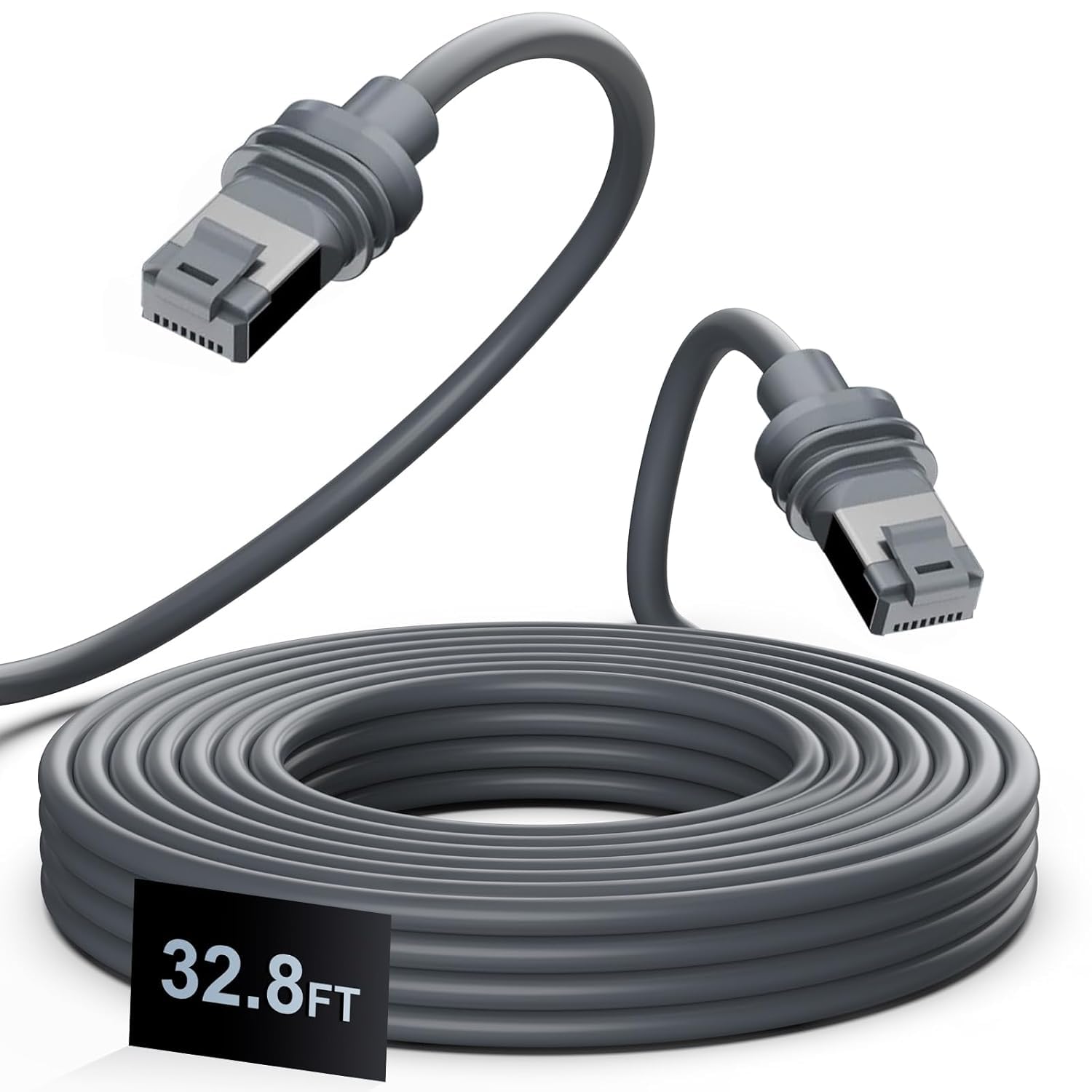 Starlink Gen 3 Cable 32.8FT /10M, Starlink Cable Gen 3 UL444 Meet The Requirements of Electrical Performance, Mechanical Performance, and Flame retardancy with end caps