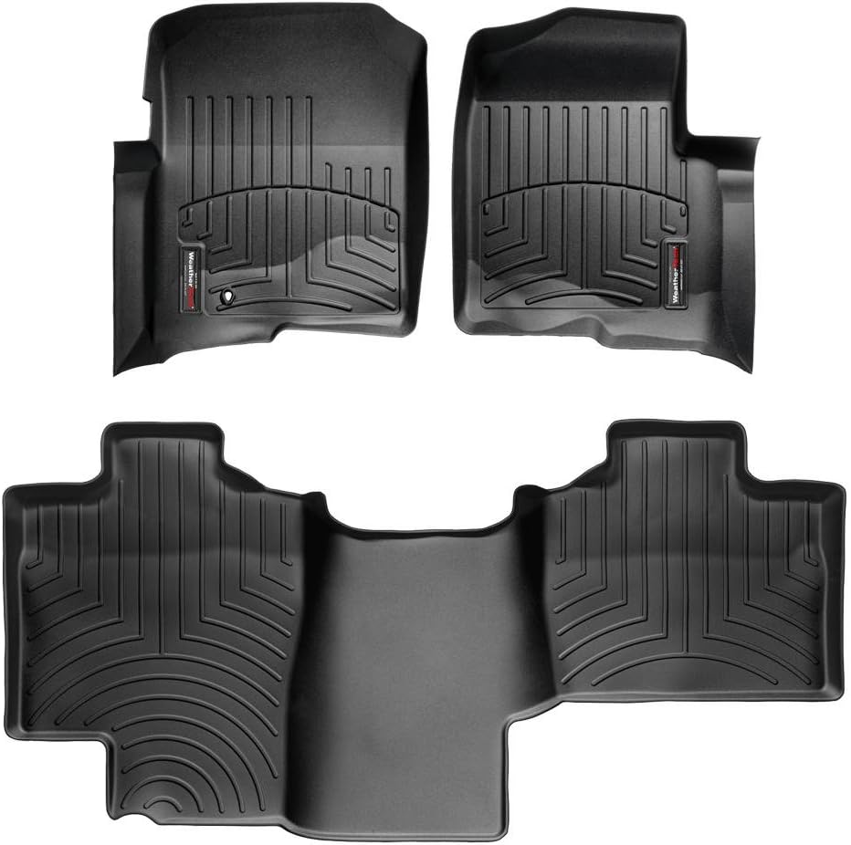 WeatherTech Custom Fit FloorLiners for Ford F-150, F-150, 1st & 2nd Row (45005-1-3), Tan