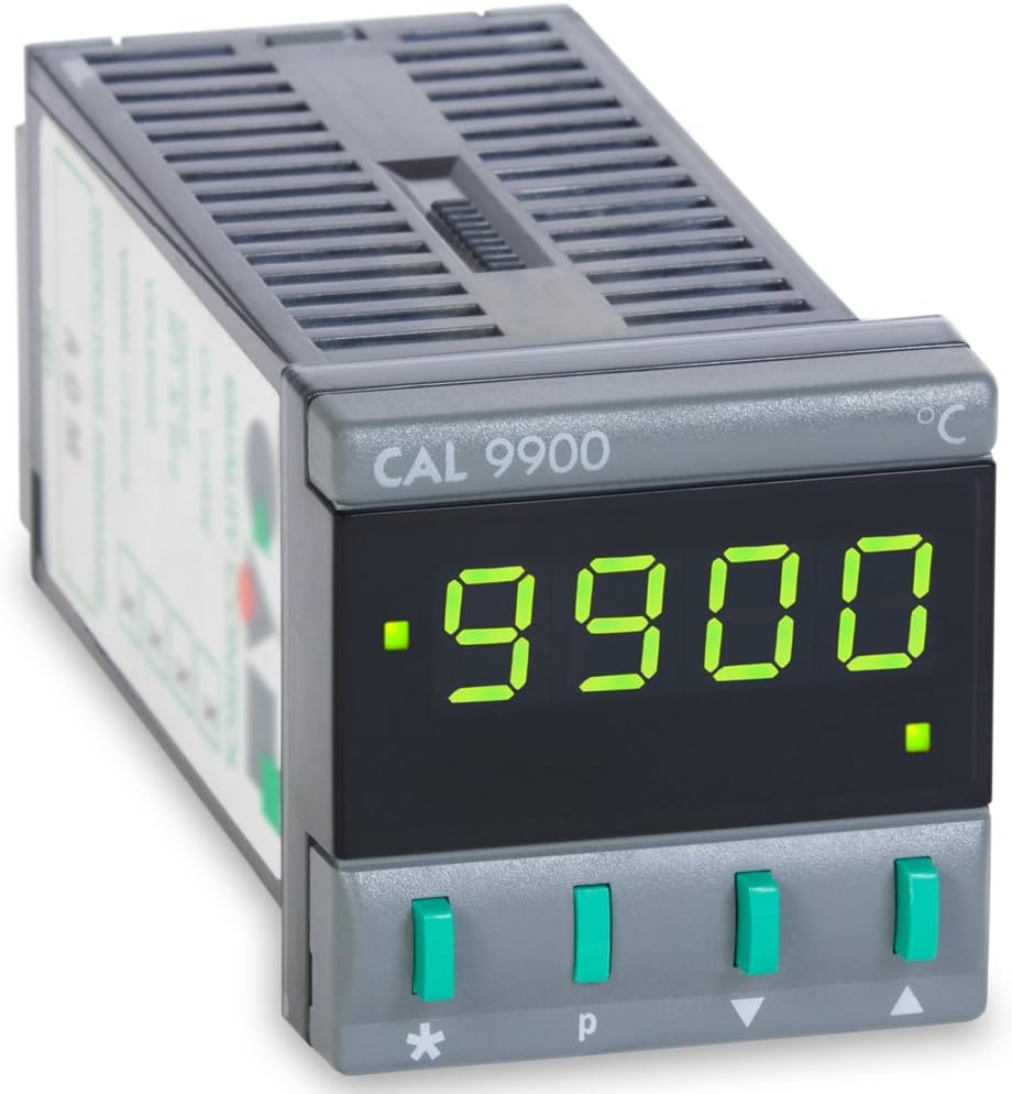 99111F CAL 9900 Series 1/16 DIN Temperature Controller, 115 VAC, Two Relay Outputs, Deg F