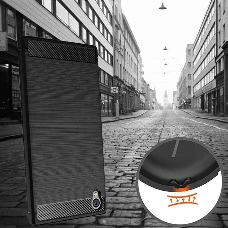 Image of Hybrid Carbon Fiber Back Case for Sony L1 (Black)