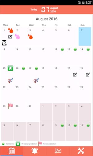 Calendário Menstrual