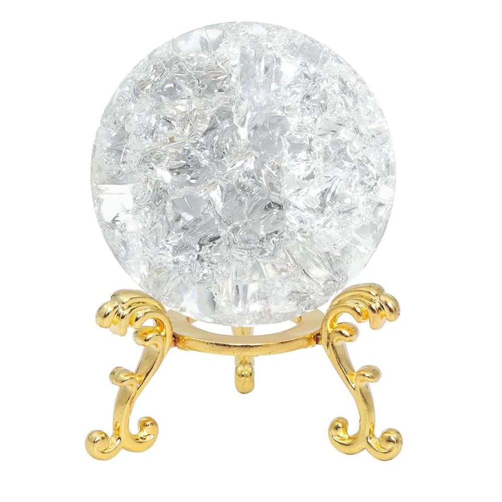 Boule de cristal de glace 40mm presse-papier en verre de prestige