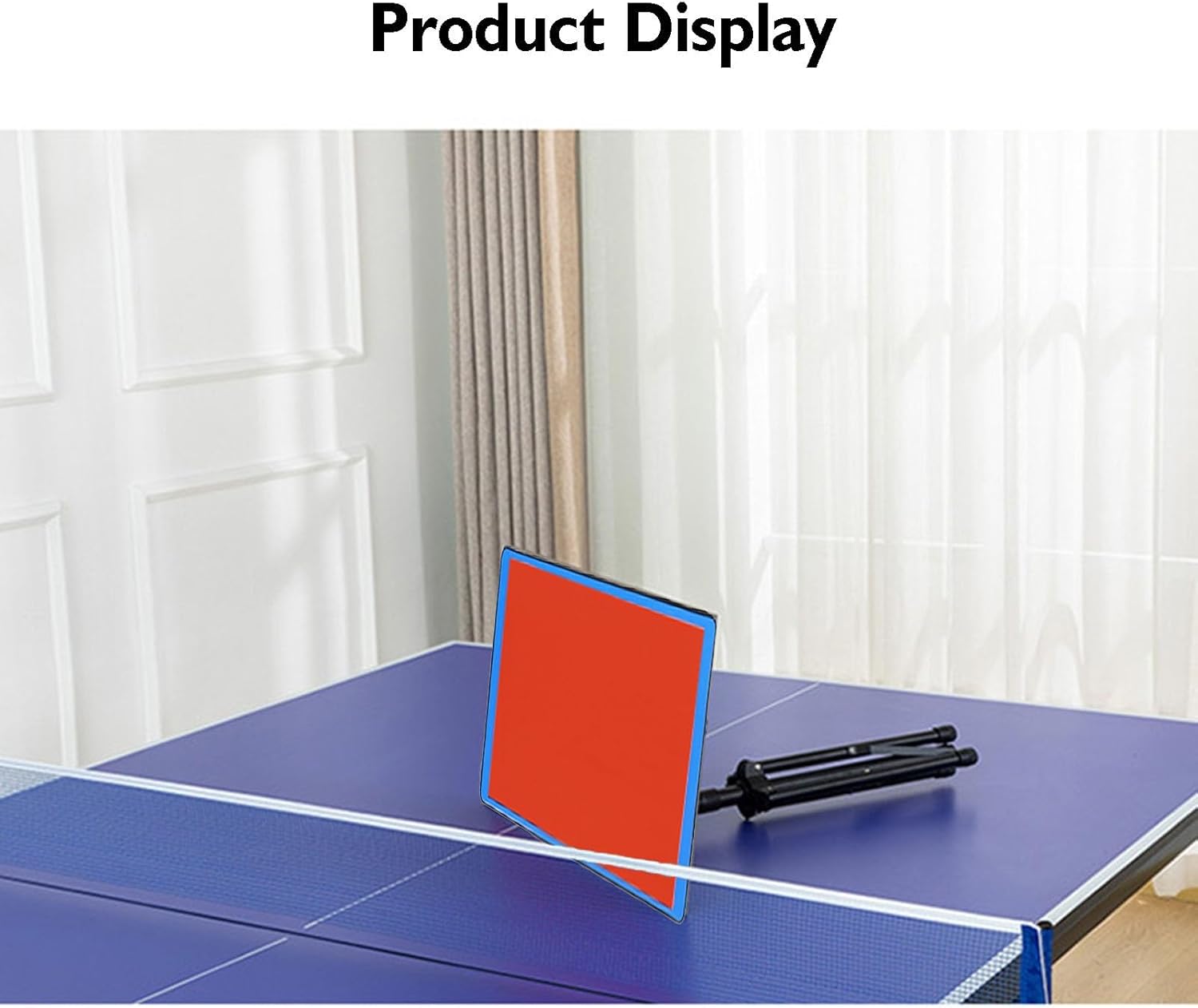 Table Tennis Rebounder Self-Training Table Tennis Rebounder Equipment Suitable for Indoor and Outdoor Home Gyms Self-Training Table Tennis Rebounder Easy to Install