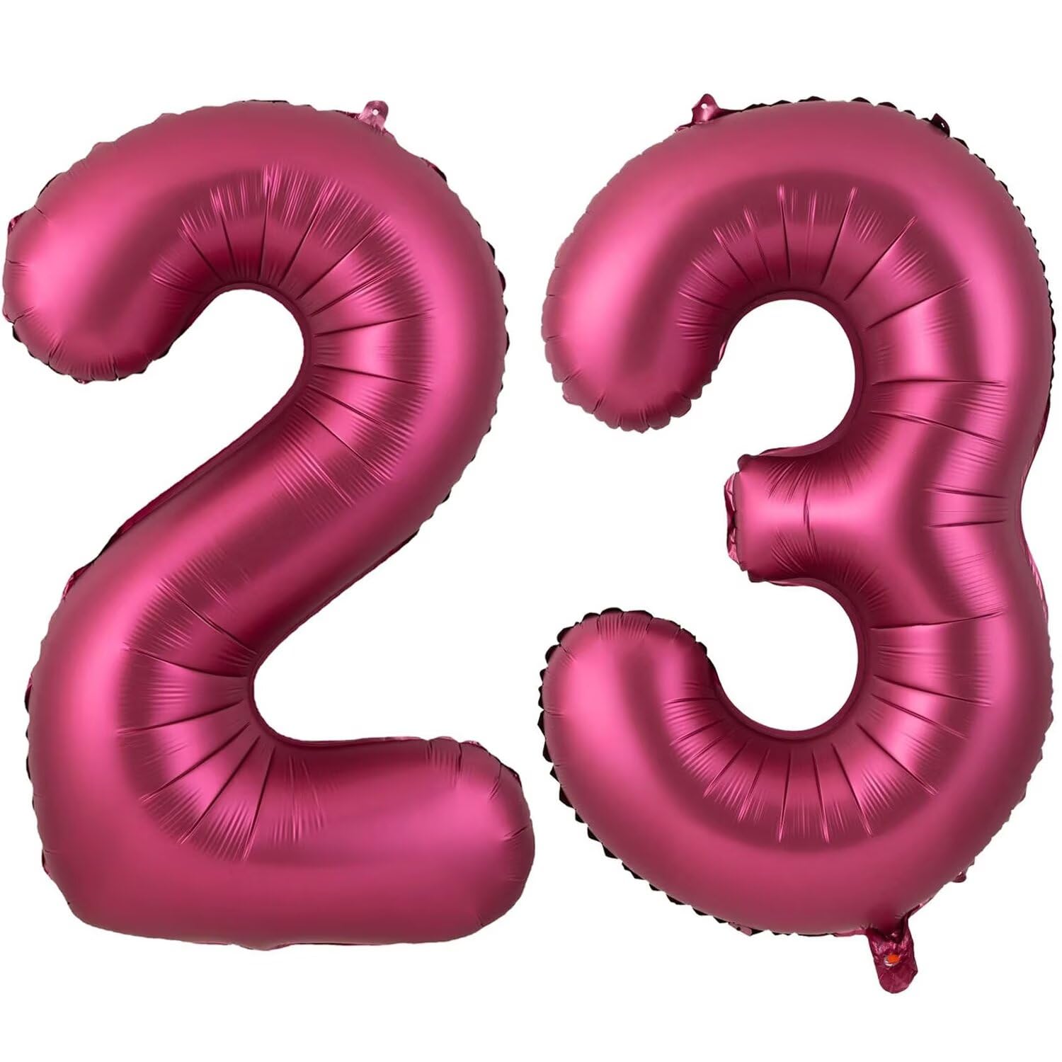 40 Inch Burgundy 23 Balloon, Wine Red Number 23 Balloons, Burgundy Large Foil Number 32 Balloons, Birthday Wedding Anniversary Baby Show Party Decoration