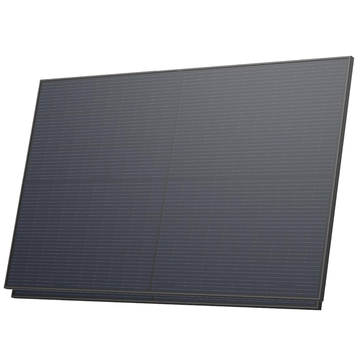 Solarway 500W Solarpanel Full Black Bifazial Glas/Glas PV Panel mit positiver Leistungstoleranz von 0-5 Watt, n-type, geeignet für Balkonkraftwerk