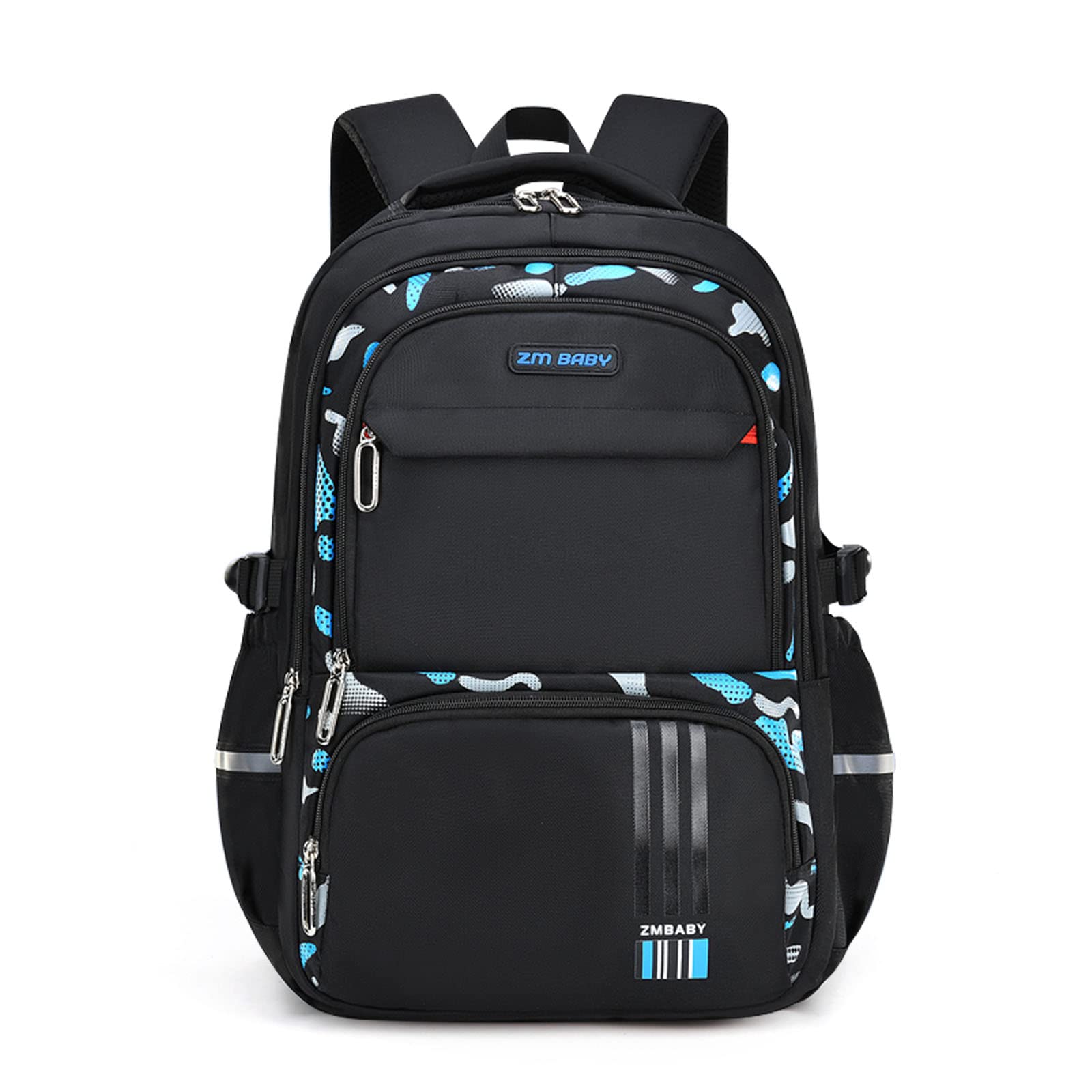 Amythe Mochilas Escolares para Adolescentes Niños, Mochila Escolar Grande de Nailon para Niño Mochila Informal para Primaria y Secundaria de Grados 3 a 9