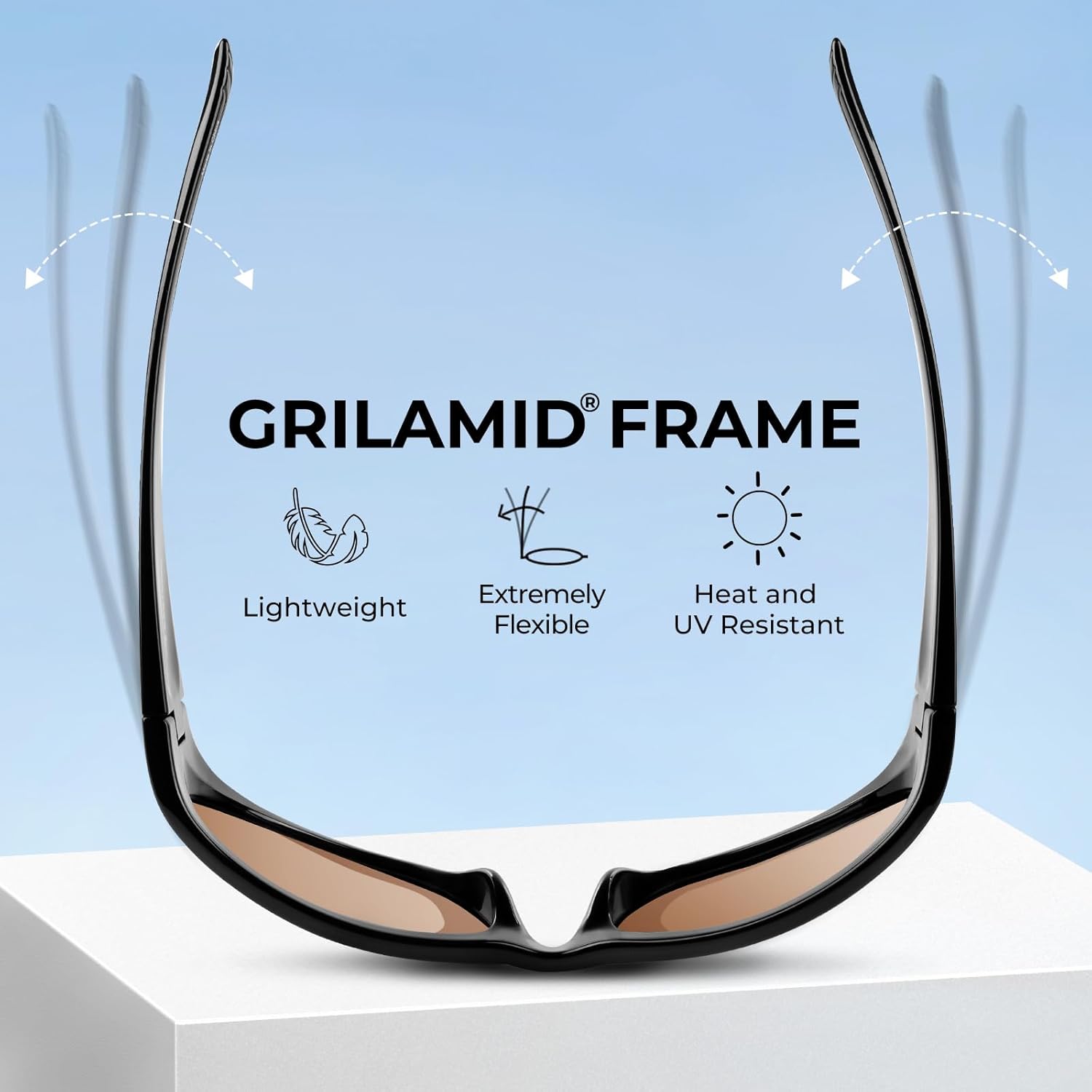 KastKing Raccoon Polarized Sport Sunglasses for Men and Women, Wide Temple Wrap, Ideal for Driving Fishing Cycling Running - Image 6