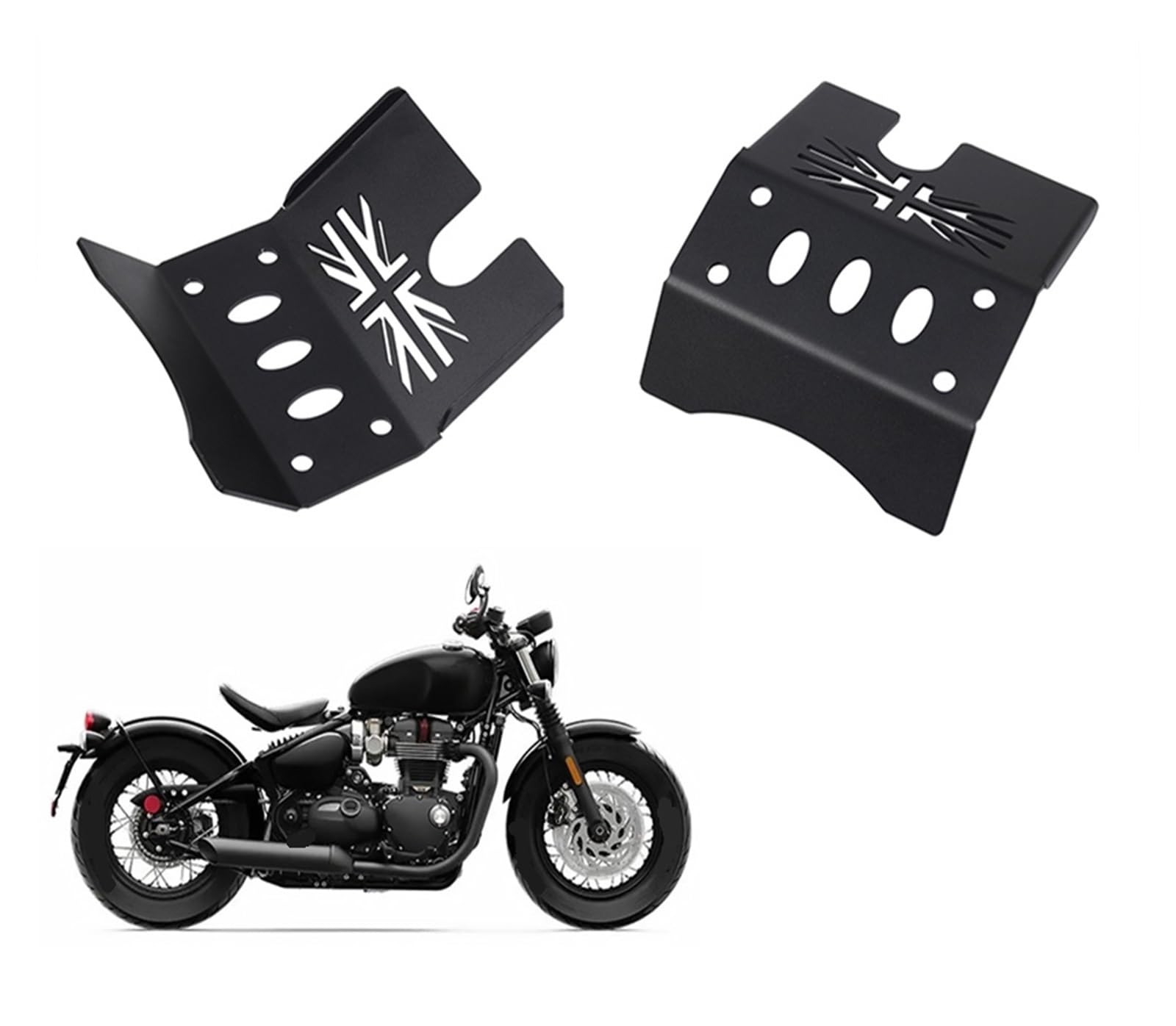 Paracoppa motore moto Per Bonneville Per Bobber Copertura Di Protezione Del Motore Motociclo Telaio Sotto La Piastra Paramotore Accessori Per Della Pancia