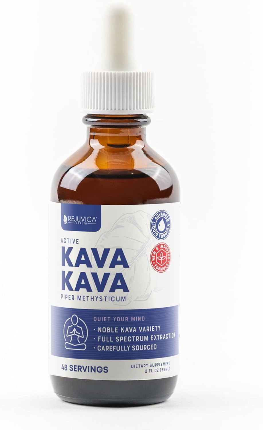 Rejuvica Health Kava Kava Root Extract Supplement Active
