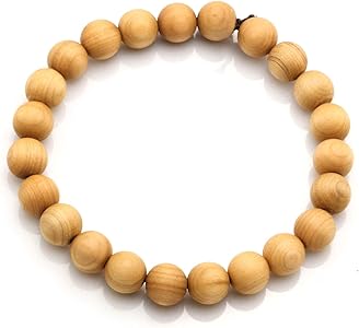Amazon.com: MILAKOO 5 Pcs Wood Prayer Bead Bracelet Mala Beaded