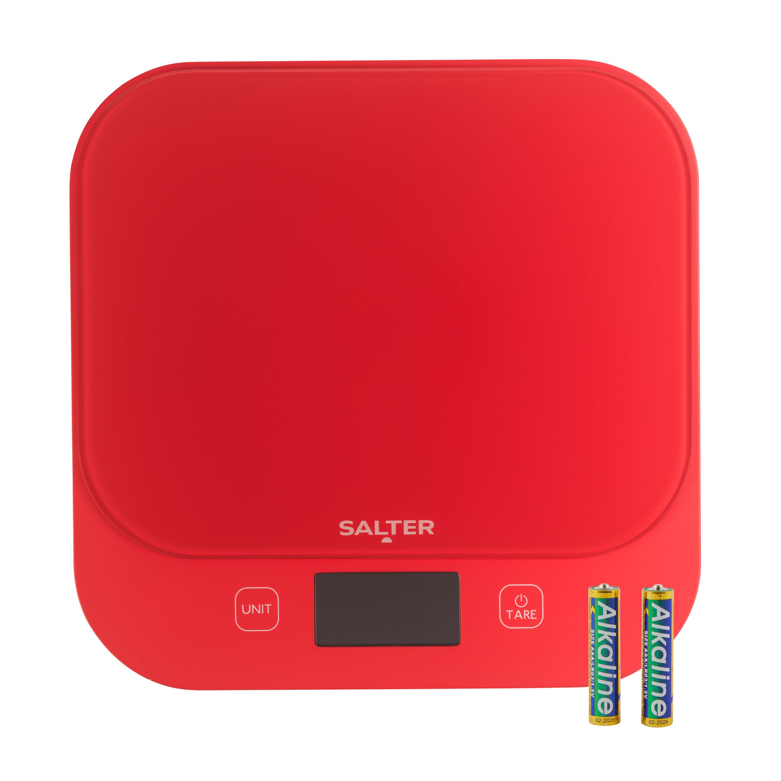 Salter British Bakes Digital Kitchen Scales - Red, Red