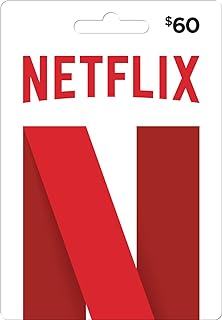 Netflix N Gift Card $60