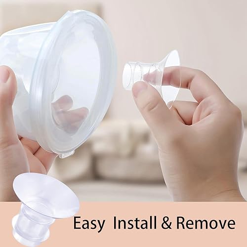 Miniatura 5 de 6 piezas de inserción de brida de 0.748 in, compatible con Momcozy S12S12proS9S9proTSRETESpectraMedelaElvieWillow 0.945 in escudos de extractor de