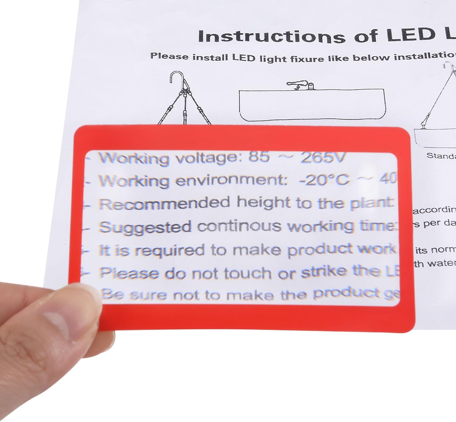 YOKIVE 10 Pcs Lens Magnifier, 3X 300% Credit Card Magnifier Reduce Eye Strain, Great for Seniors, Low Vision (Red, 75 x 40mm)