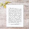 ZEARPT What is Success Inspirational Print, Motivational Quote Poem, Literary Poster, Office Wall Decor, 8x10 inch Unframed