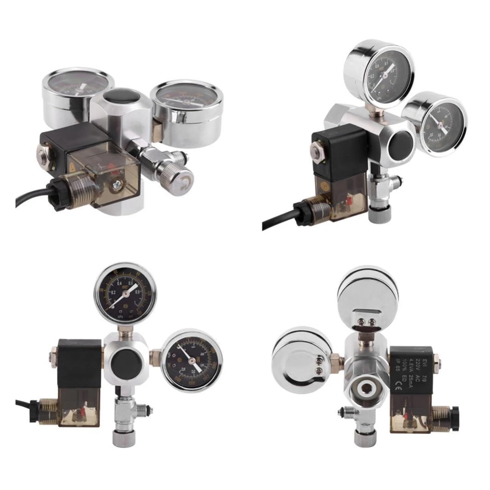 Valvola di riduzione for acquario Generatore CO2 Reattore anidride carbonica diffusore con accessori for acquari a 2 calibri