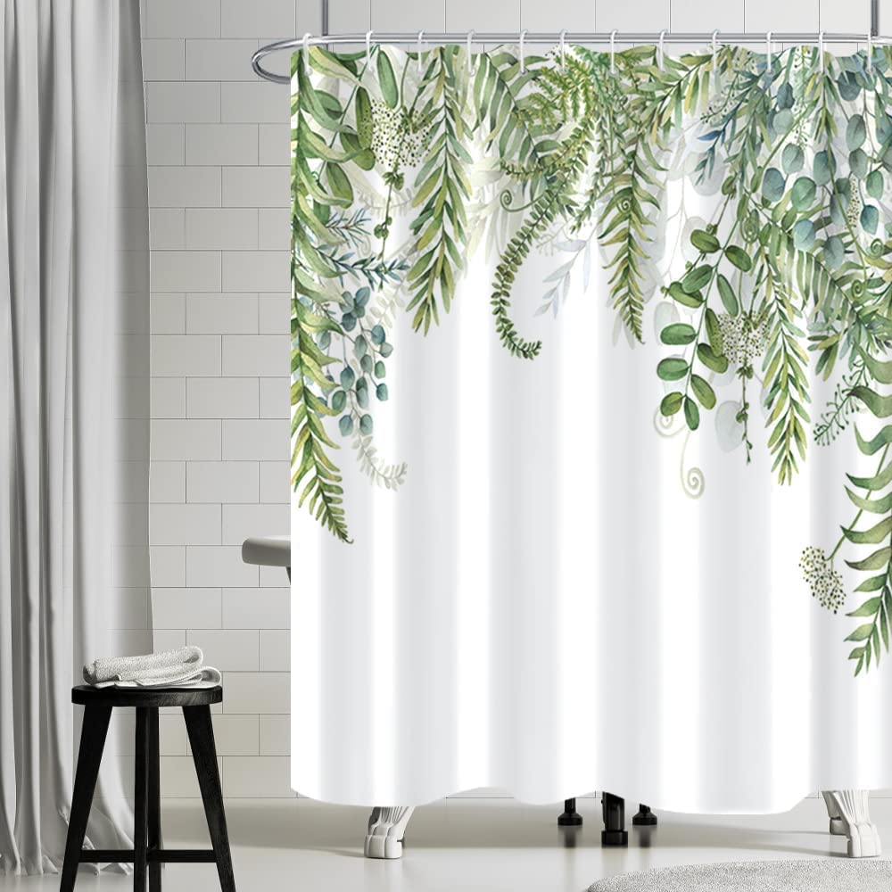Uiiooazy Green Eucalyptus Shower Curtain - Image 4