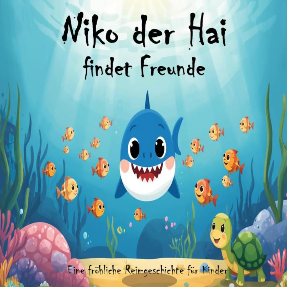 Niko der Hai findet Freunde - Eine fröhliche Reimgeschichte über Freundschaft und Mut – Kinderbuch ab 3 Jahren: Lerne Niko kennen - den kleinen Hai mit großem Herzen!