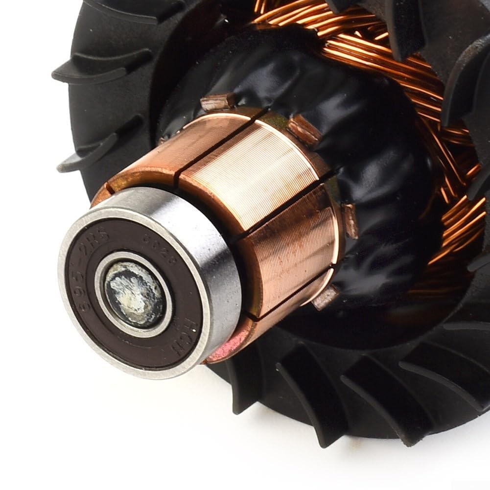 Armatura del motore di ricambio e supporto per spazzola di carbone per trapano a percussione SDS da 18 V DCH243 DCH253 DCH143 DCD931 DCD936 Kit di riparazione per utensili elettrici