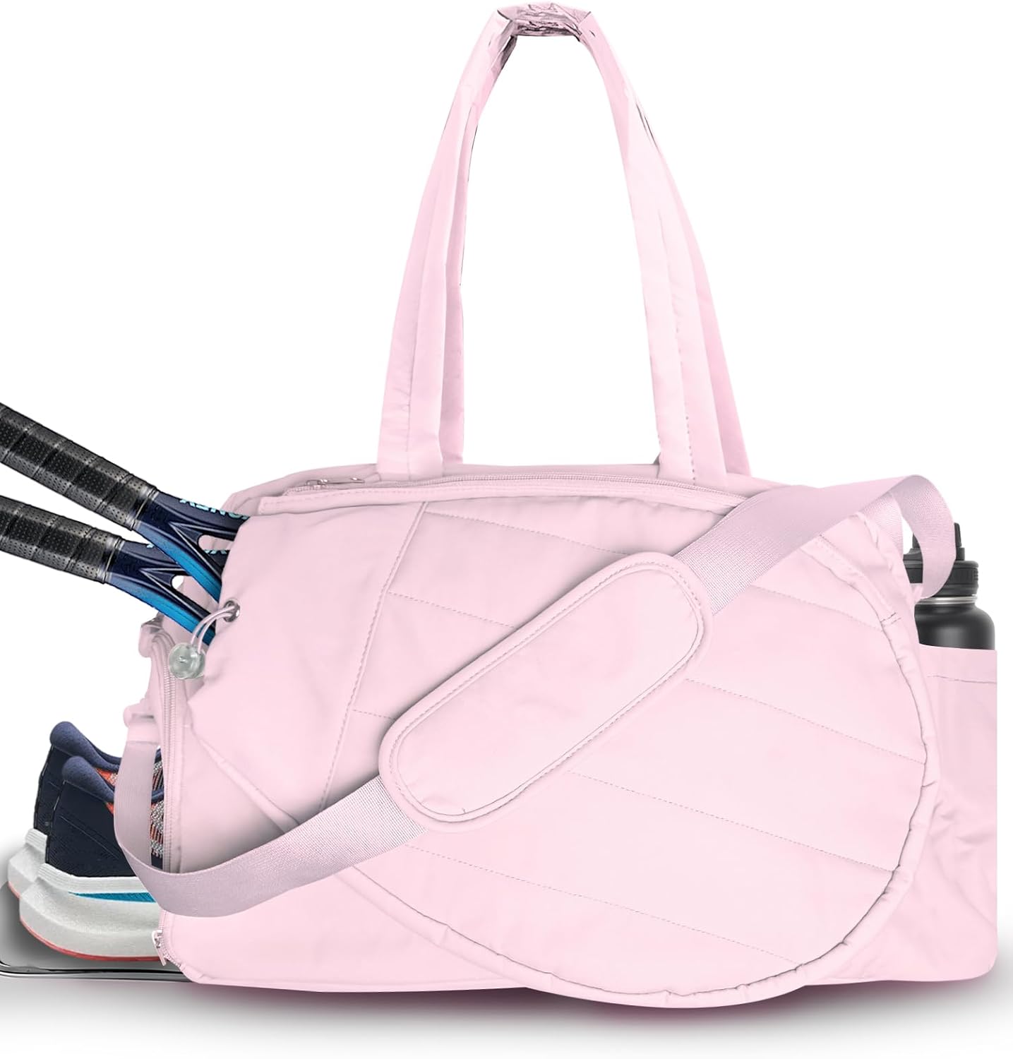 Tennis Gym Bag, Racket Bag, Sports Duffle Bags with Shoe Compartment and Wet Pocket,Suitable for Pickleball,Badminton,Yoga,Workout,Men,Women