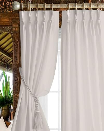 Magic Drapes decoración para el hogar  Cortinas opacas de poliéster con aislamiento térmico que bloquean la luz y reducen el ruido, de eficiencia