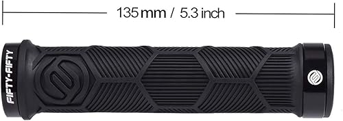 Miniatura 6 de FIFTY-FIFTY Extremos de barra de bicicleta, Extremos de manillar de bicicleta de montaña, Extremos de barra de bicicleta MTB de aleación de